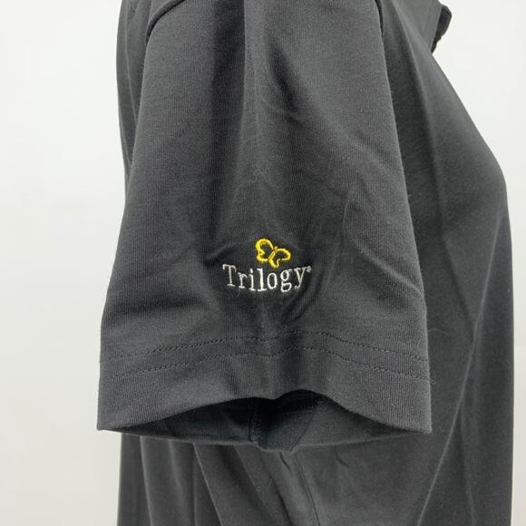 Travis Mathew Polo Women XL Extra Large Black Short Sleeve Wickenburg Golf *LOGO - Picture 5 of 13